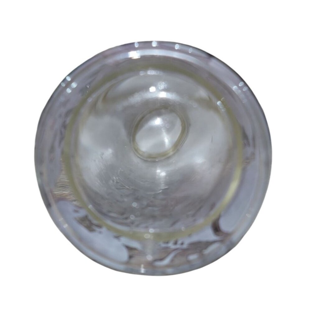 Glass Water Bottle With Bamboo Lid & Floral Design - Picture 5 of 7